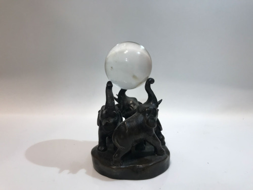 A Late-19th Century Chinese Rock Crystal Sphere