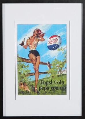 A Pepsi Reproduction Advertisement Poster