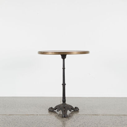 A Marble Topped French Cafe table