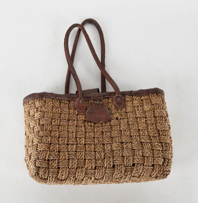 A Vintage Weaved Market Bag