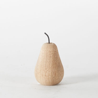 A Wooden Pear