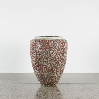 A Very Large Danish Ceramic Floor Pot