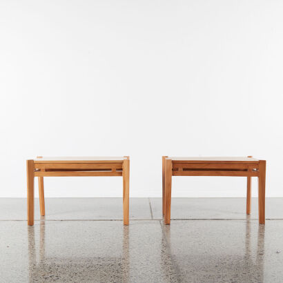 A Pair of Bespoke Side Tables