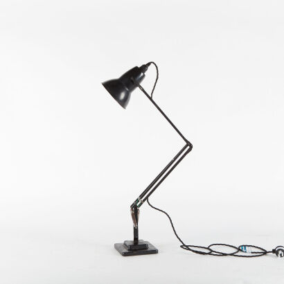 A Herbert Terry Model 1237 Anglepoise Black Desk Lamp