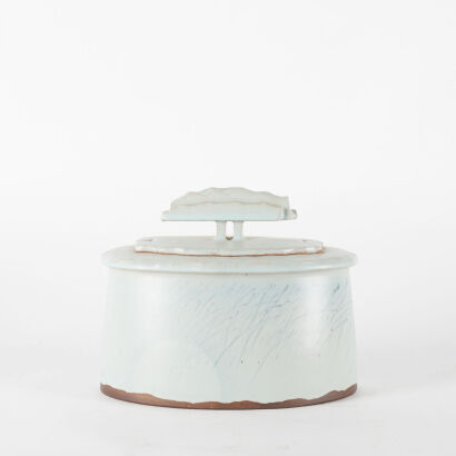 A Contemporary Taiwanese Ceramic Lidded Vase