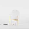 A Contemporary Brass Table Lamp
