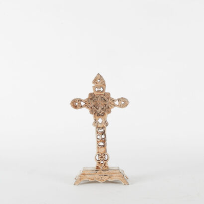 A Cast Iron Crucifix