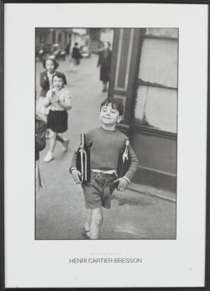 A Henri Cartier Bresson Print Rue Mouffetard- Paris 1954