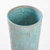 A Teal and Orange Ceramic Vase - 2