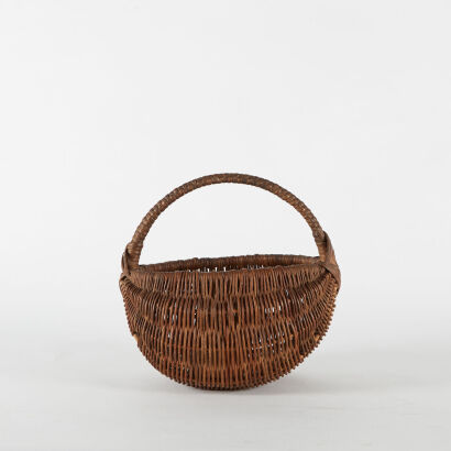 A Vintage Rattan Basket