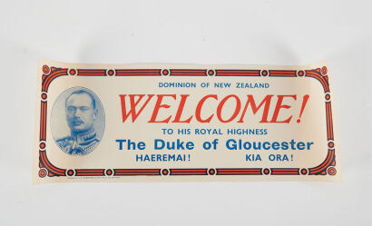 A Vintage Welcome To The Dominion Of New Zealand Poster