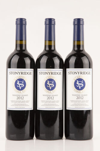 (3) 2012 Stonyridge Larose, Waiheke