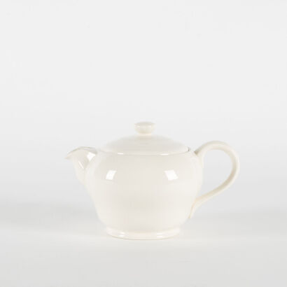 A White Porcelain Teapot by Spode