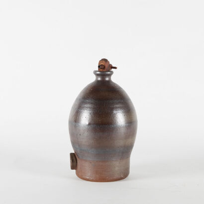 A Bendigo Pottery Decanter