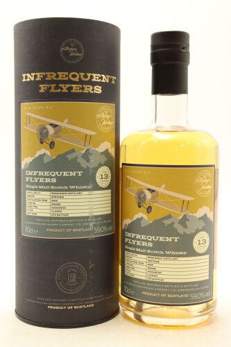 (1) Benrinnes 2008 Infrequent Flyers 13 Year Old Single Malt Scotch Whisky, 59% ABV