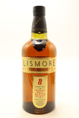 (1) Lismore 8 Year Old Single Malt Scotch Whisky, 40 % ABV