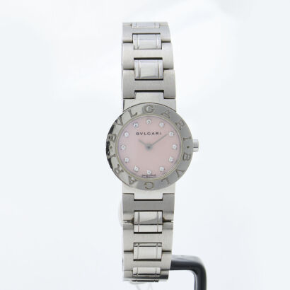 Bulgari Stainless Steel Quartz Wristwatch