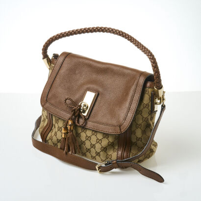 Gucci Guccisima Bamboo Tassel Bag