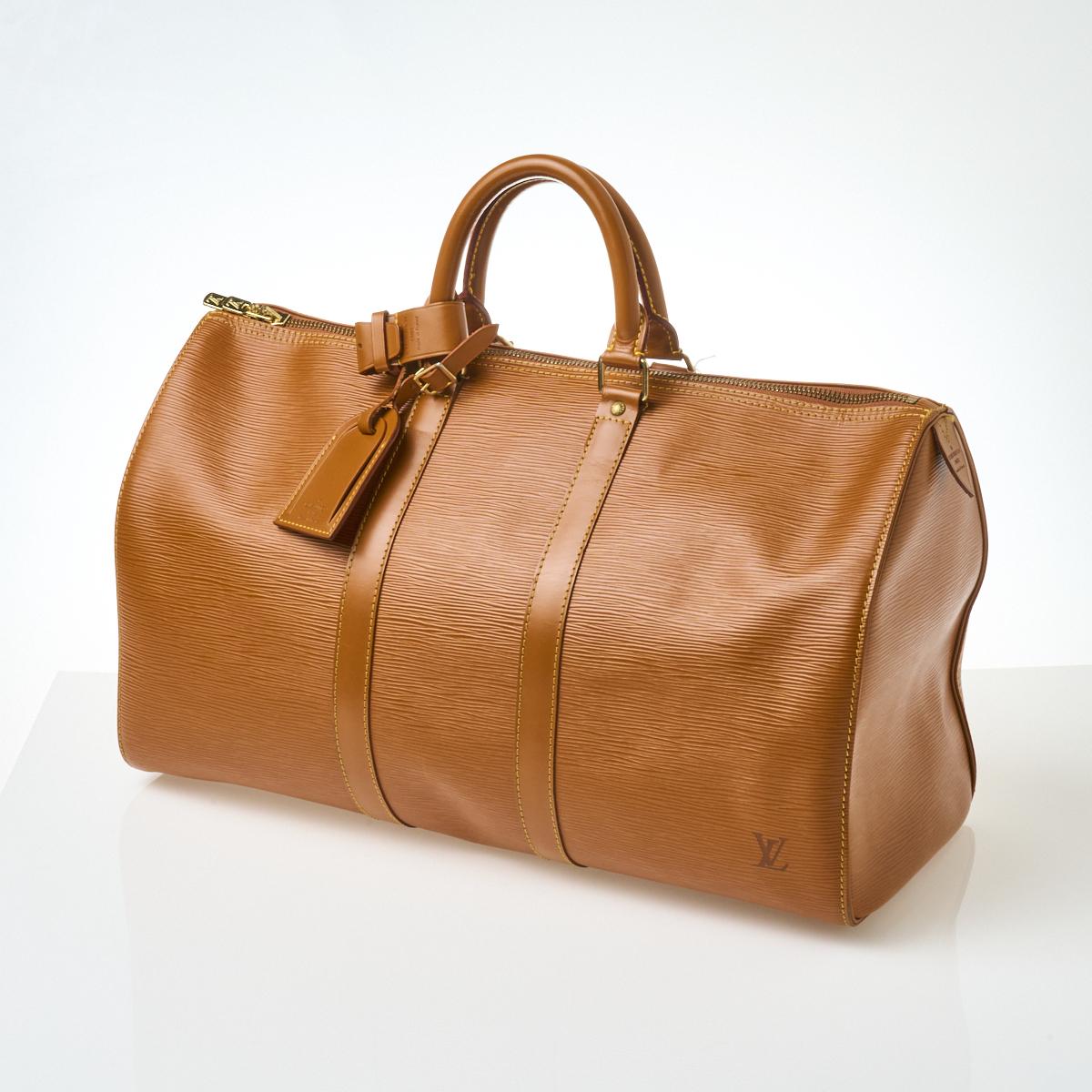Louis Vuitton Brown Epi Leather Cipango Keepall 45 Duffle Bag