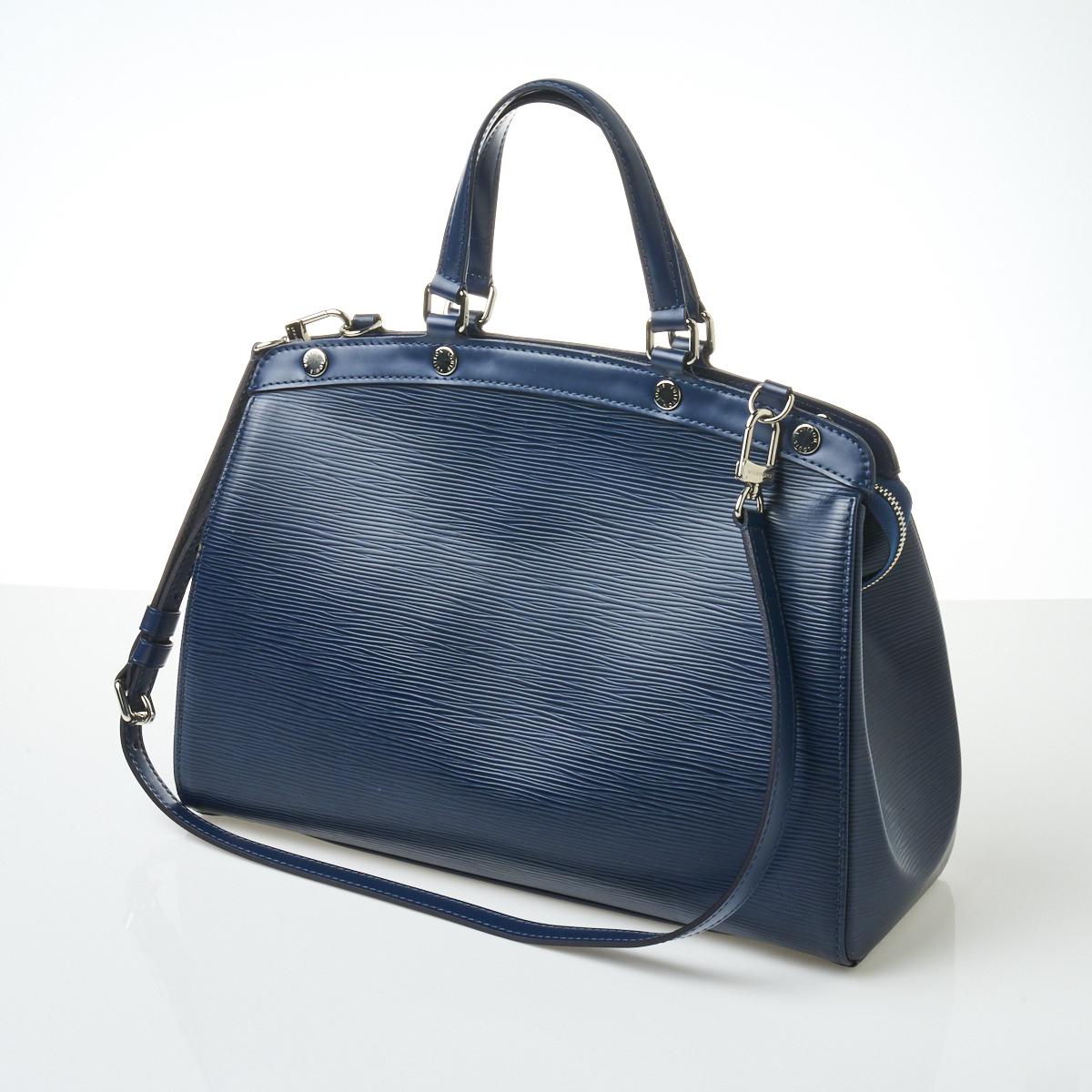 Louis Vuitton Brea Handbag in Navy Blue EPI Leather