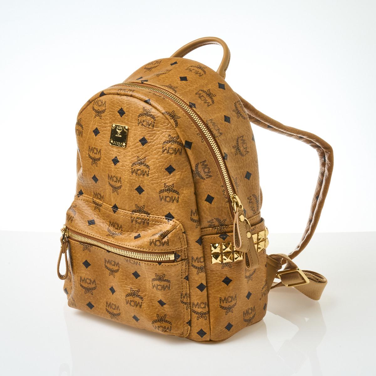 Sold at Auction: MCM Visetos Leather Crossbody Bag