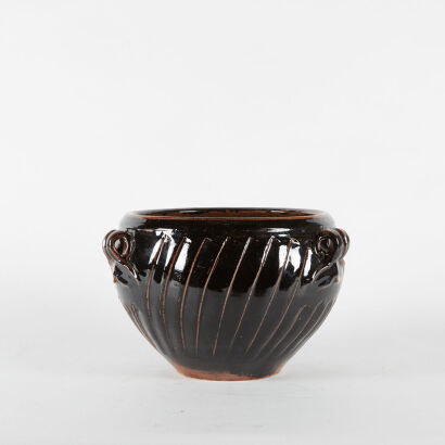 A Large Peter Alger Tenmoku Planter