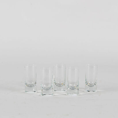 A Set Of Four Shot Glasses By Boda Design