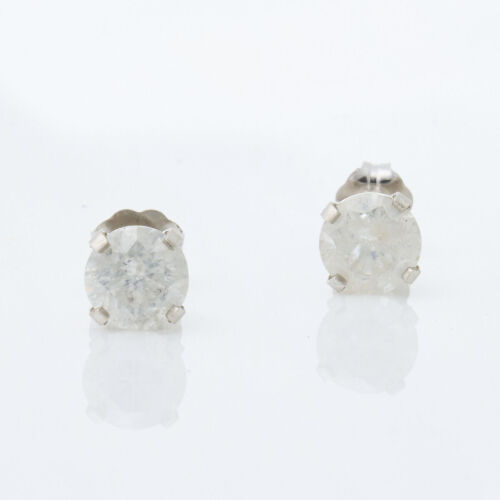 14ct White Gold, 2.08ct Diamond Stud Earrings