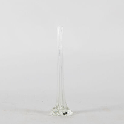 A Vintage Glass Drop Vase