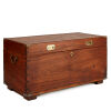 A Campaign Camphor Chest