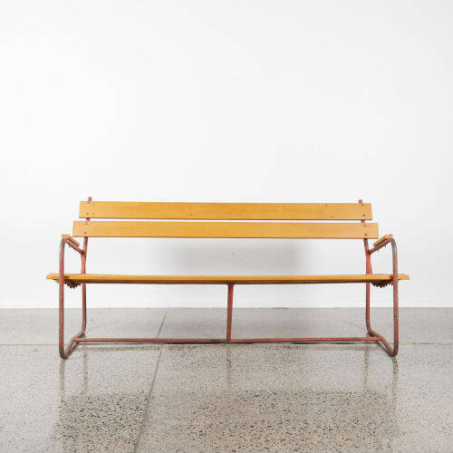 A Mid-Century Garden Bench