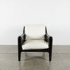 An Arflex Cocca Black Armchair