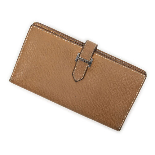 Herm&egrave;s, Clemence Kraft Bearn Wallet