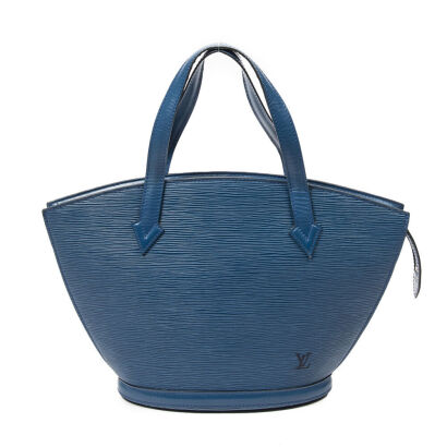 Louis Vuitton Blue Epi Saint Jacques Bag PM