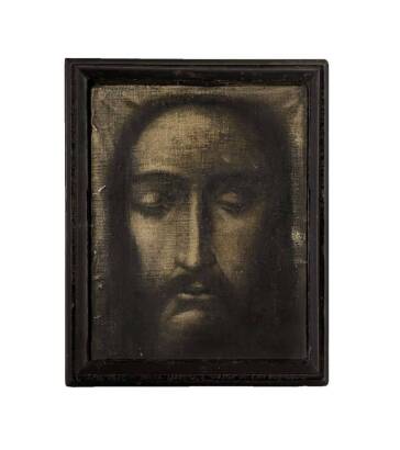 TONY FOMISON The Veil of Saint Veronica - After an Old Engraving of a Relic at the Vatican