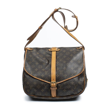 Louis Vuitton Monogram Saumur GM Bag with Shoulder Strap