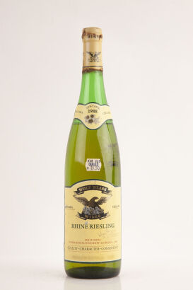 (1) 1988 Wolf Blass Rhine Riesling, Bilyara