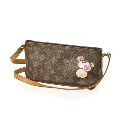 Louis Vuitton Monogram Takashi Murakami Panda Trotteur Bag