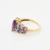 14ct Yellow Gold, Vintage, Amethyst and Violet Marquise Cut Ring - 2