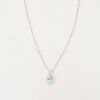 18ct White Gold, 1.60ct Aquamarine and ..47ct Diamond Necklace