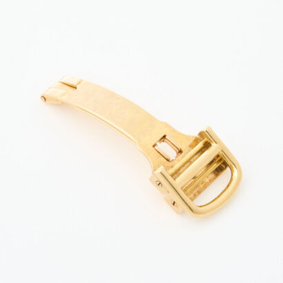 18ct Yellow Gold, Cartier Watch Deployment Clasp