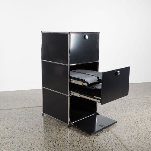 A USM Filing Cabinet With DVD Files