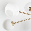 A Sputnik Style Six Lamp Brass Chandelier - 2