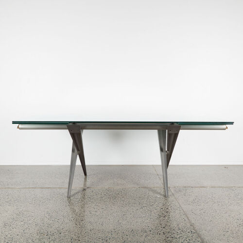 A Tender Extendable Table By Luis Angelo Cozza For Decoma Design Circa 1988