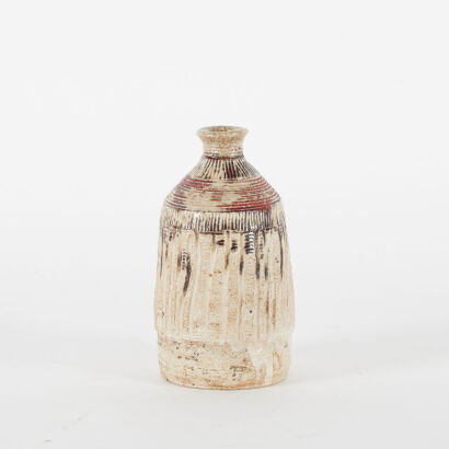 A Handmade Ceramic Bottle