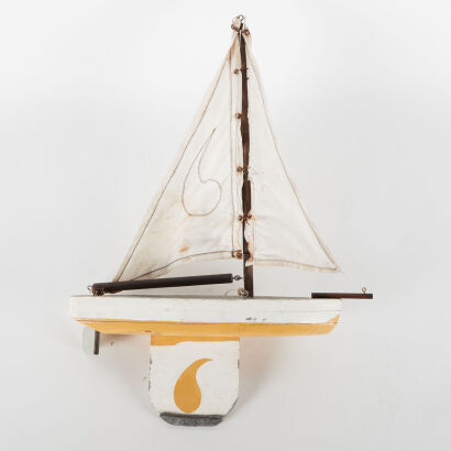 A Folk Art Sailing Boat