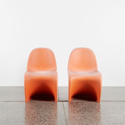 A Pair Of Vitra Panton Kids Chairs