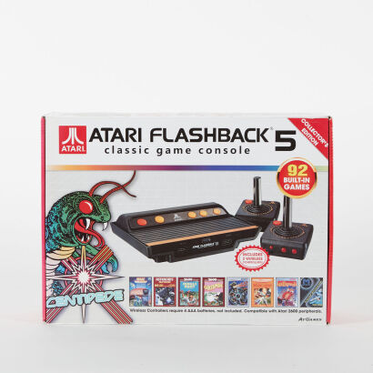 An Atari Collectors Edition Flashback 5 Gaming Console