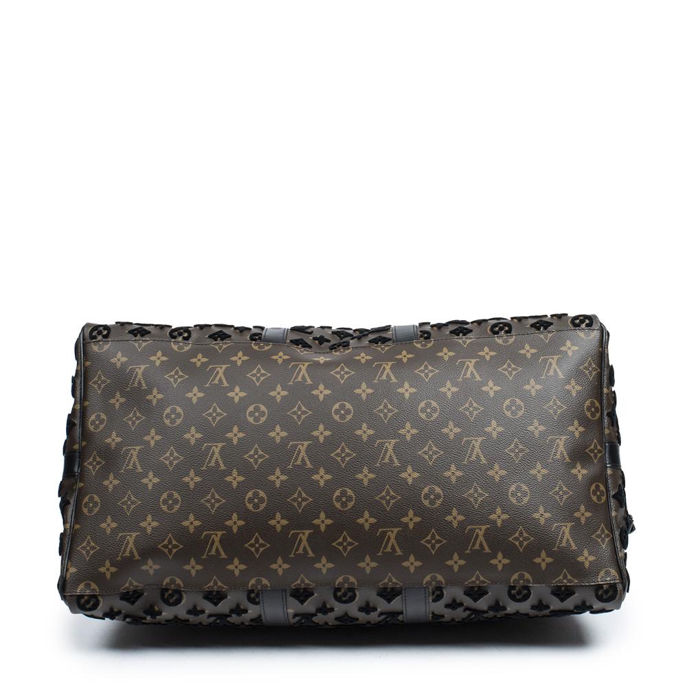 Louis Vuitton Triangle Messenger Monogram Tuffetage Black in Coated Canvas  with Matte Black-tone - US