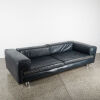 A Three Seater Moroso Style Leather Couch - 2